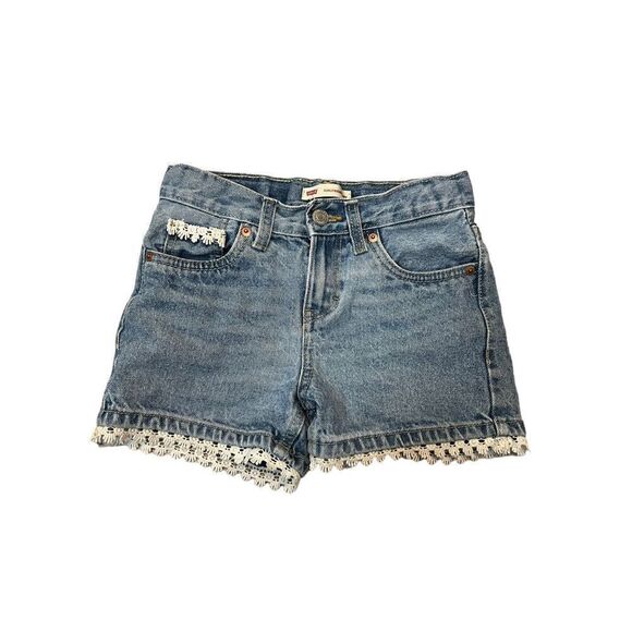 Levi’s Denim Girlfriend Short - Girls 8 - Picture 1 of 6